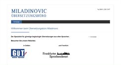 Desktop Screenshot of miladinovic.com